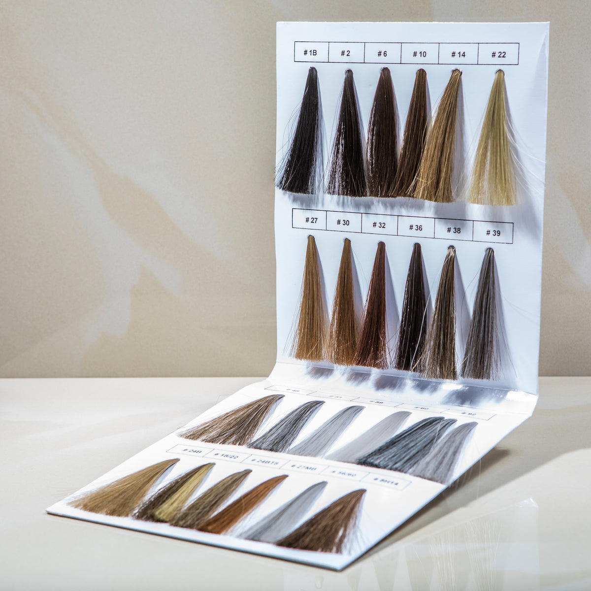 Women's Hair System Color Chart – NOBO Corporation